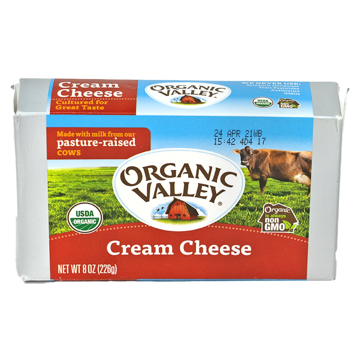 Organic Valley Cream Cheese 8 oz California Ranch Market