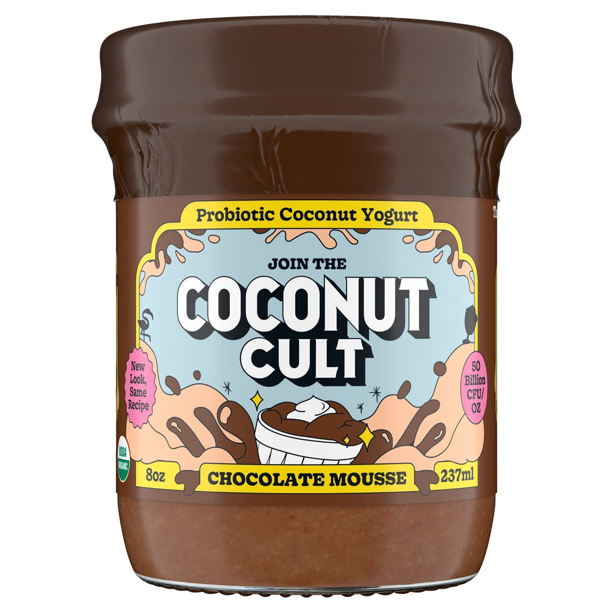 The Coconut Cult Probiotic Yogurt Chocolcate Mousse Org 8Oz