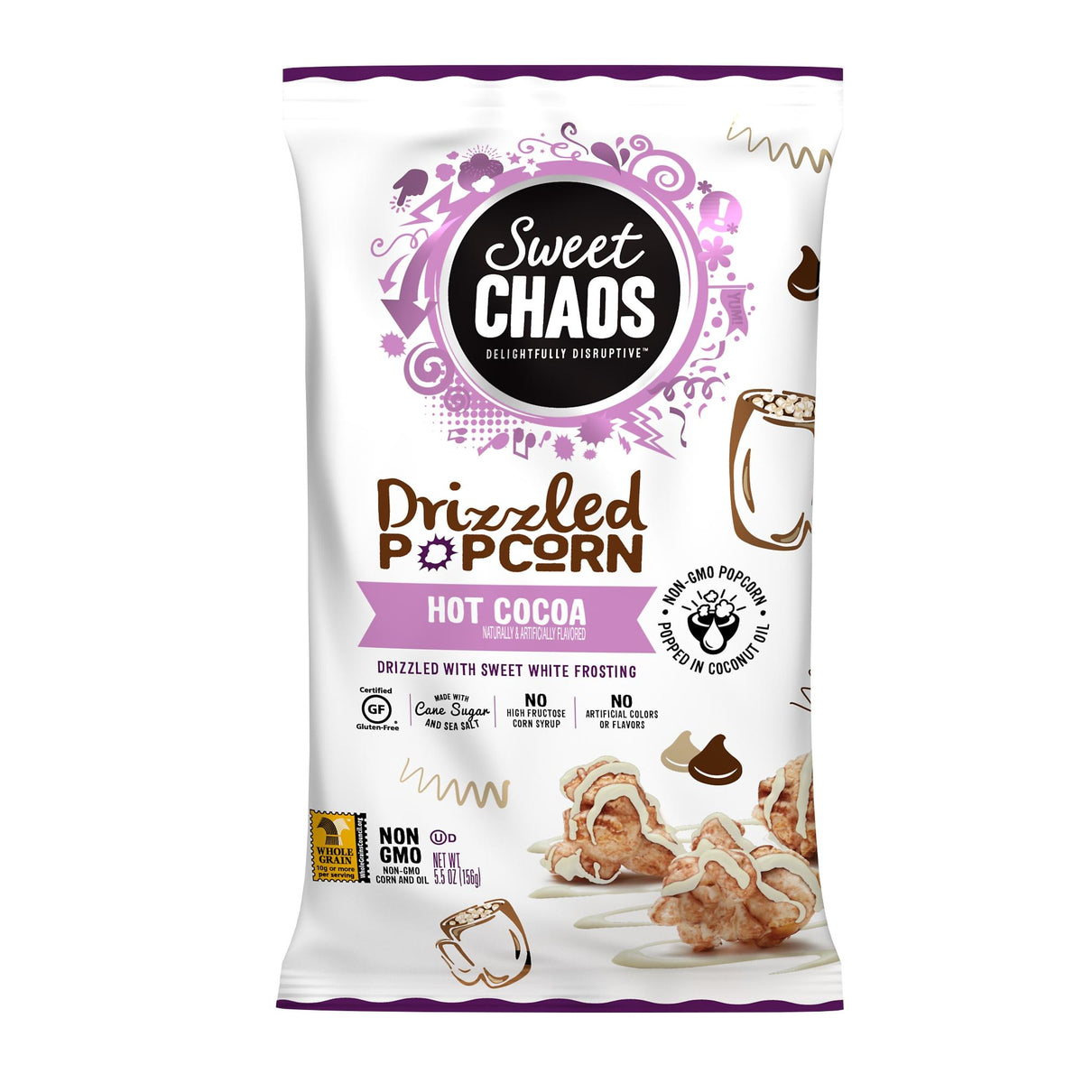 Sweet Chaos Drizzled Popcorn Hot Cocoa, 5.5 oz – California Ranch