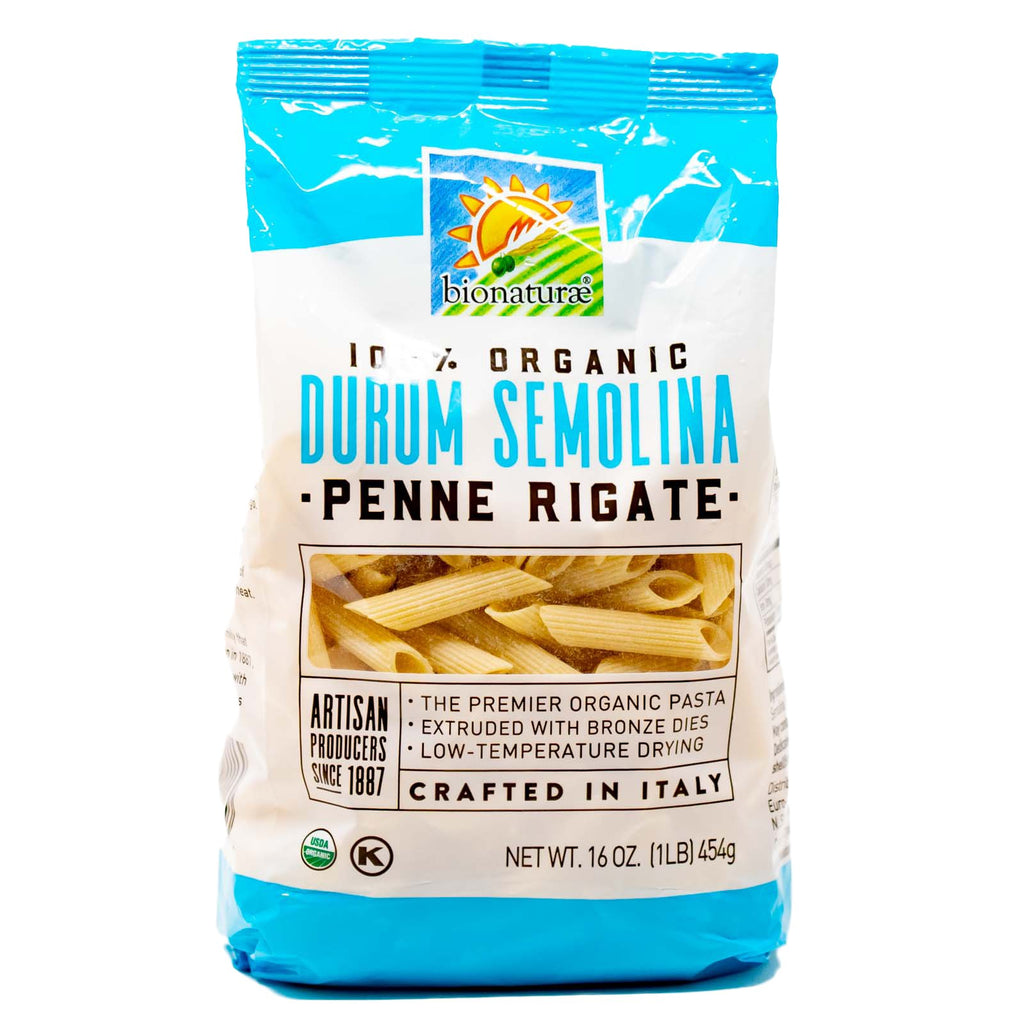 Bionaturae Pasta Penne Rigate Durum Semolina Organic 16 oz