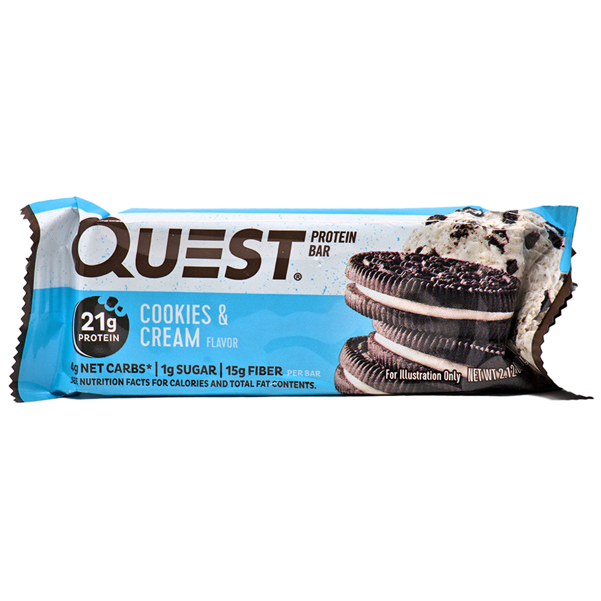 Quest Protein Bar Cookies & Cream 21g Protein 2.12 oz – California ...