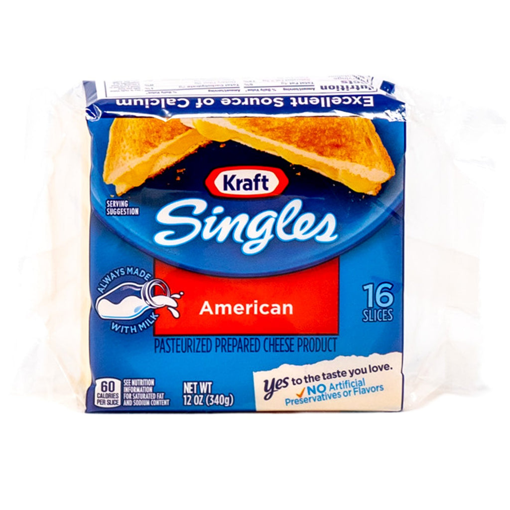 Kraft Cheese American 16 Slices 12 oz