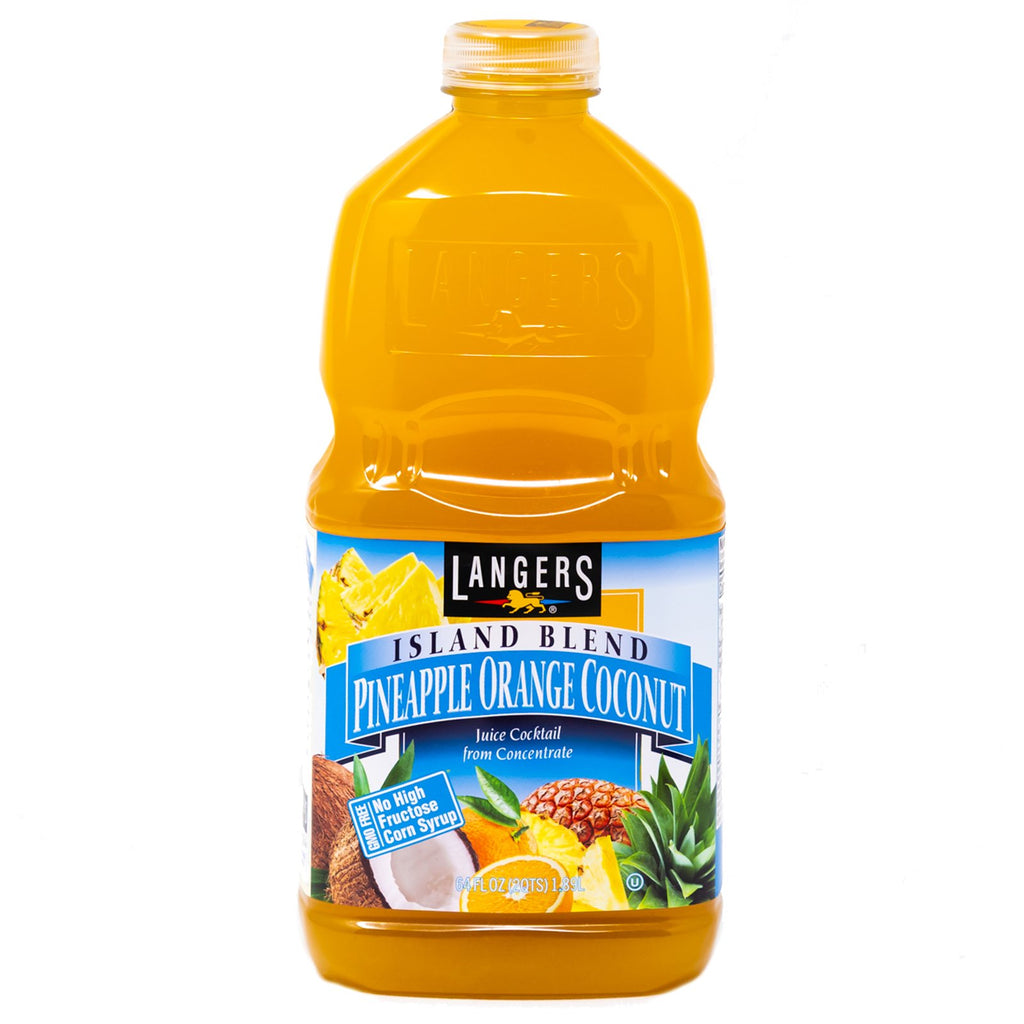 Langers Juice Blend Pineapple Orange Coconut No GMO 64 oz