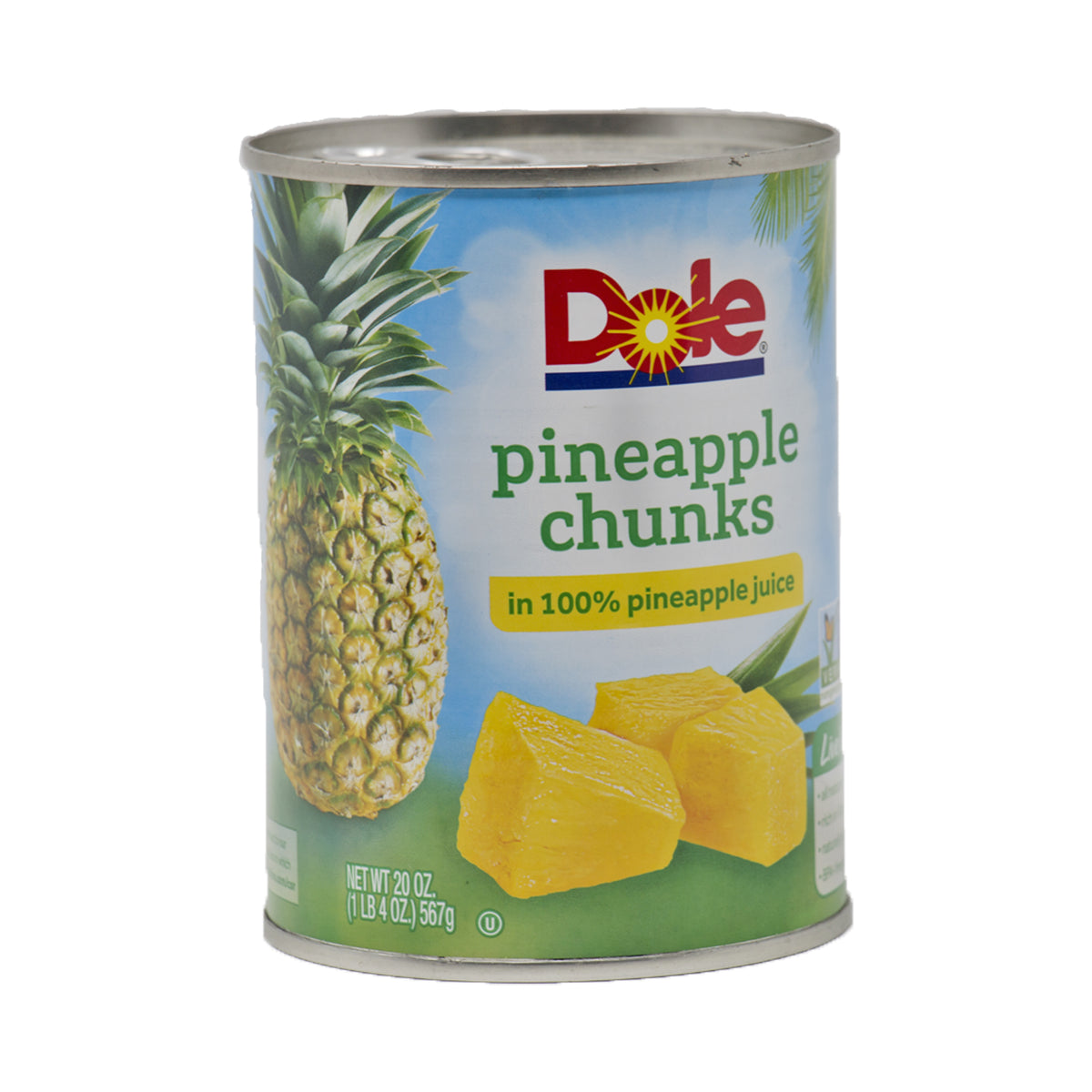 Dole Frozen Pineapple Chunks 16oz Bag