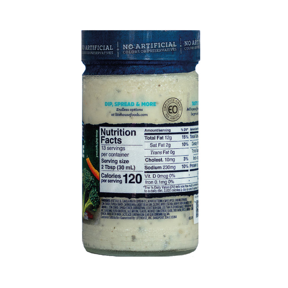 Litehouse Homestyle Ranch Dressing & Dip 13 oz – California Ranch Market