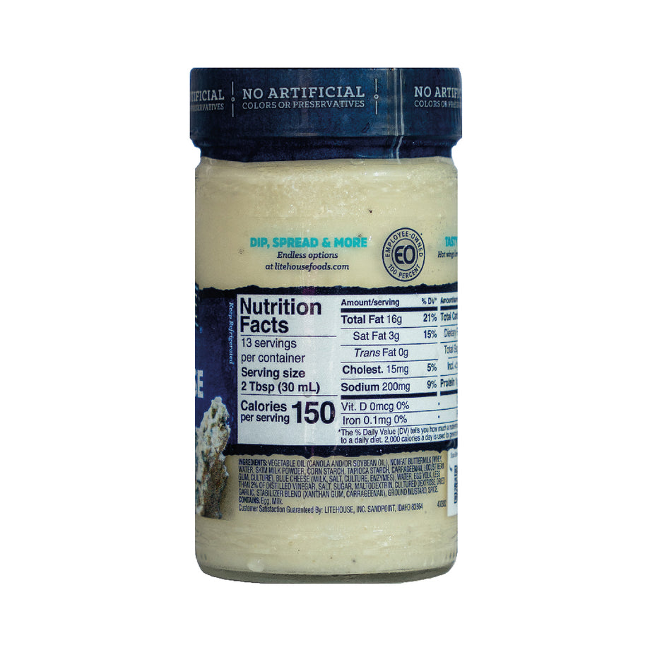 Litehouse Chunky Blue Cheese Dressing & Dip 13 oz – California Ranch Market