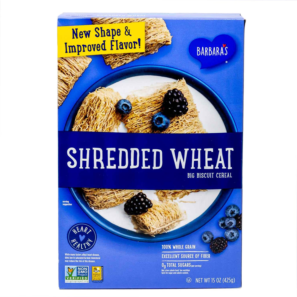 Barbara Cereal Shredded Wheat Vegan 15 oz