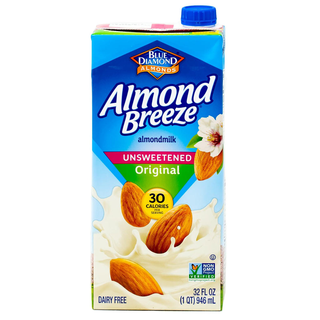 Almond Breeze Almondmilk  Original Unsweetened  Dairy Free 32 oz