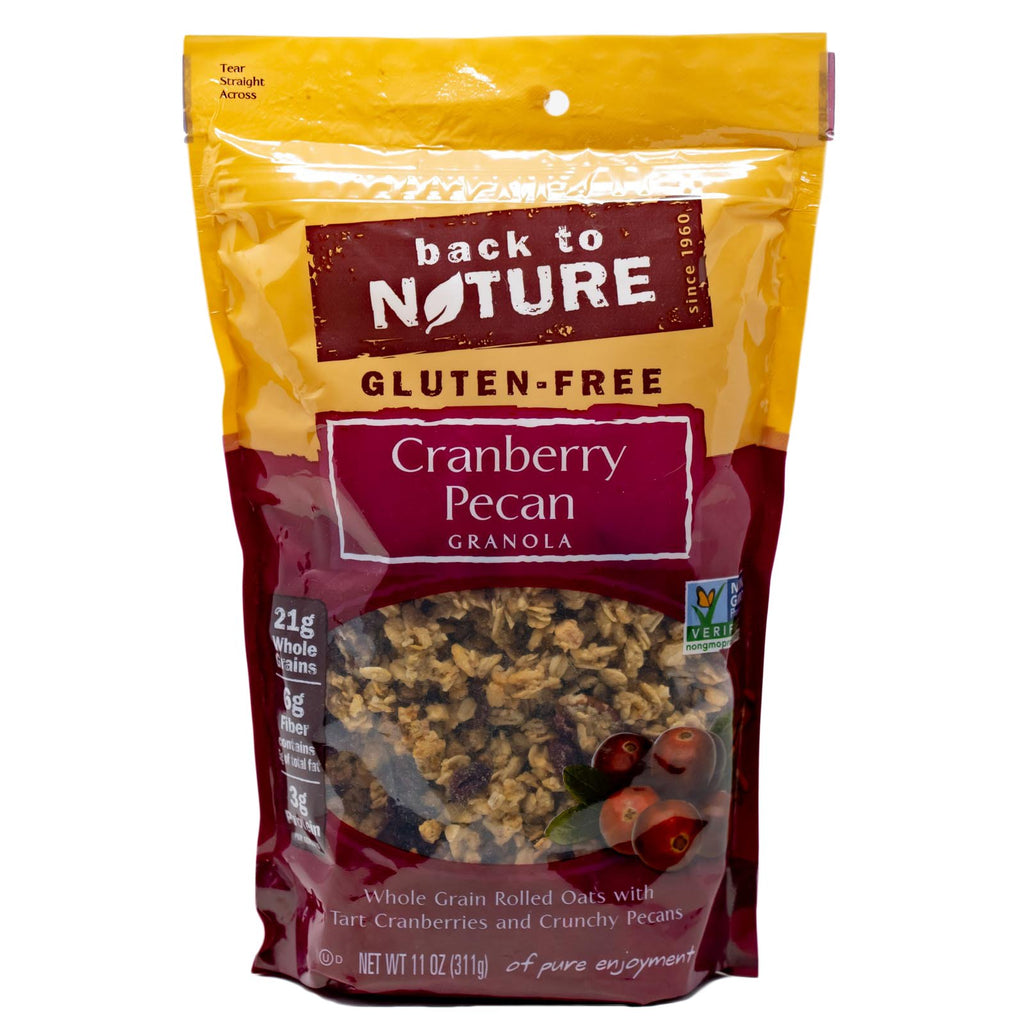Back To Nature Granola Granberry Pecan Gluten Free 11 oz