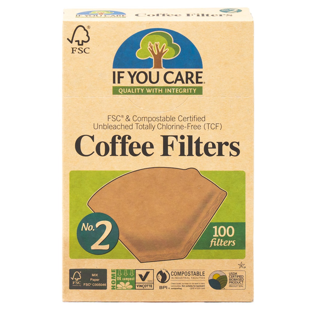 If You Care Coffee Filters No. 2 Compostable 100 ct