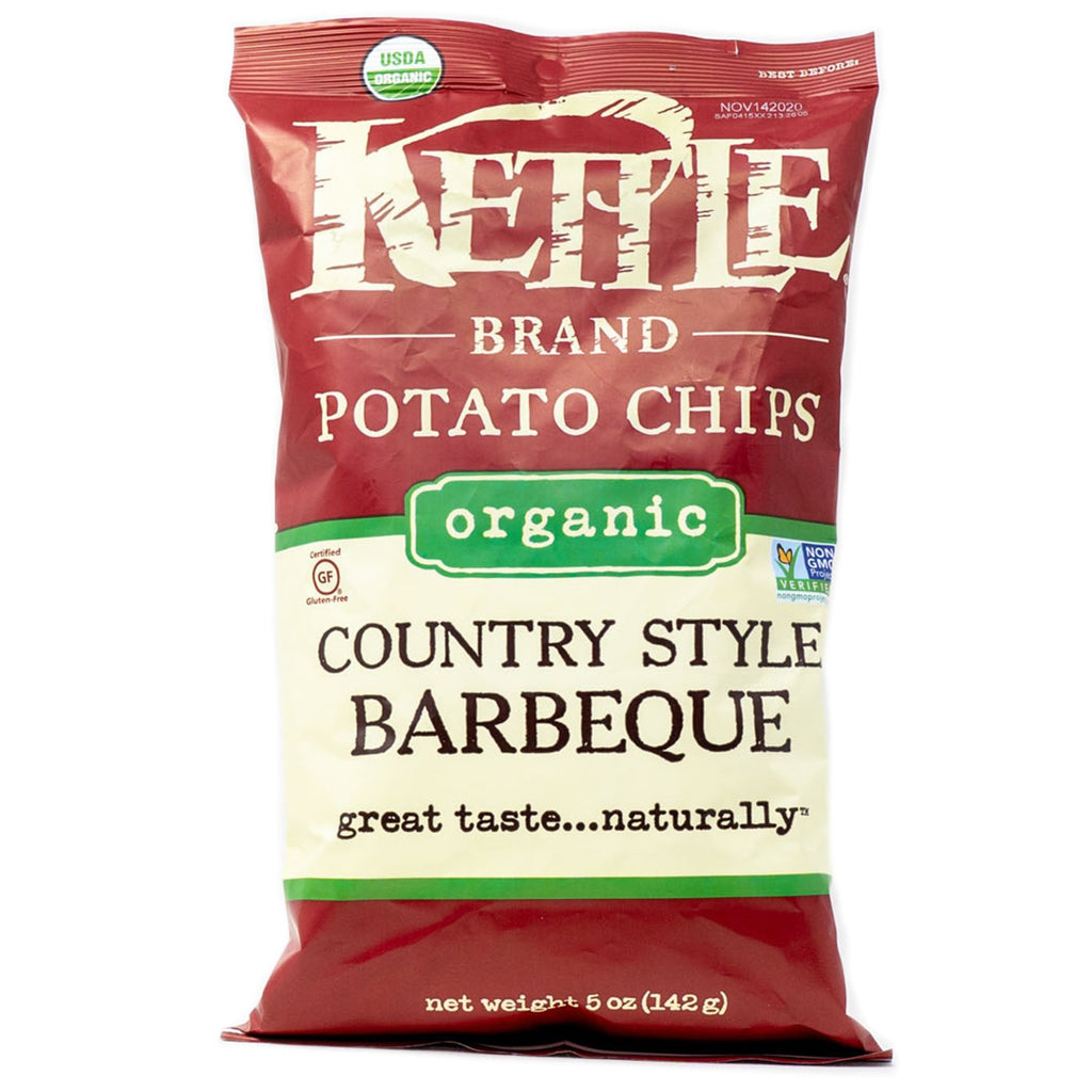Kettle Chips Potato Barbeque Country Style Organic 5 oz