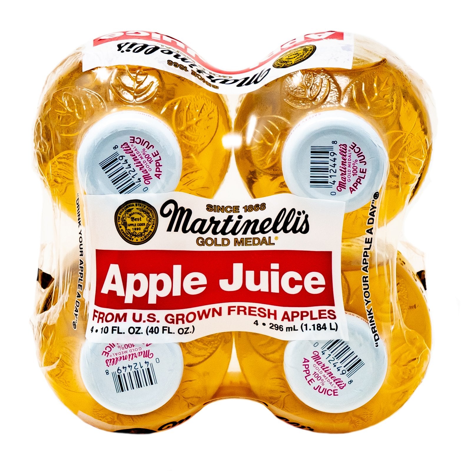 Organic Apple Juice 10oz - Organic Juices - S. Martinelli & Co