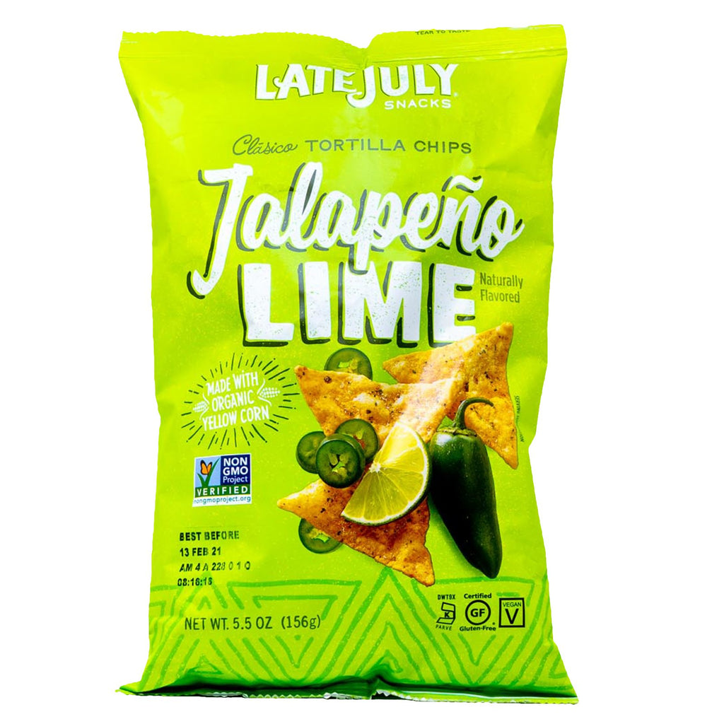 Late July Chips Tortilla Jalapeño Lime Organic 5.5 oz