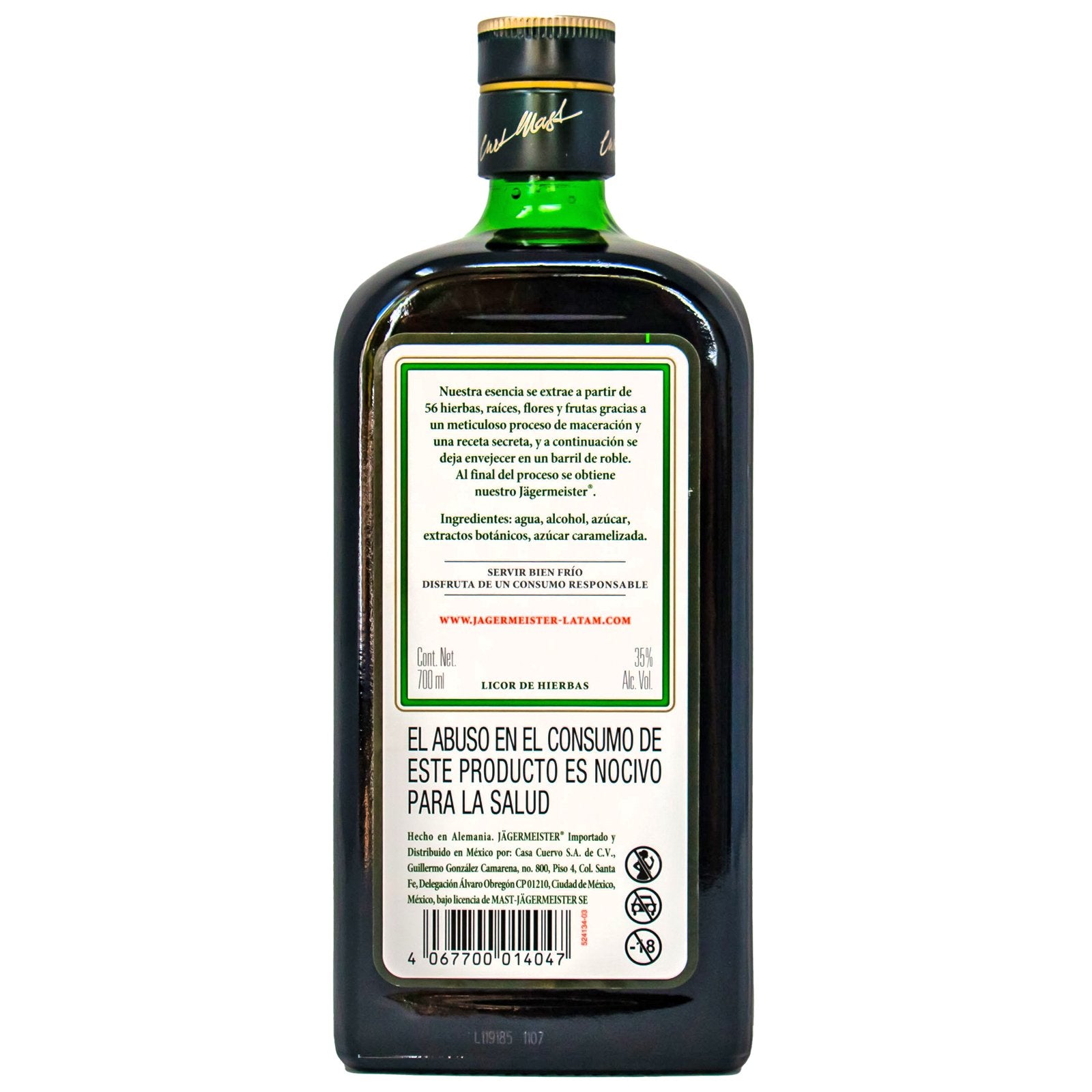 Jägermeister Licor - 700 ml : : Salud y cuidado personal