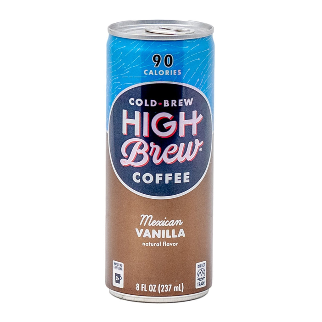 High Brew Coffee Cold Brew Mexican Vanilla 90 Calories 8 oz
