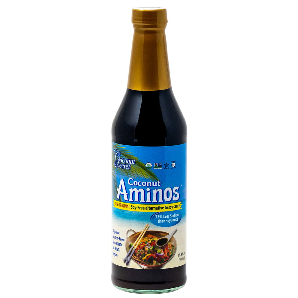 Coconut Secret Soy Sauce Alternative Coconut Aminos Organic 16.9 oz