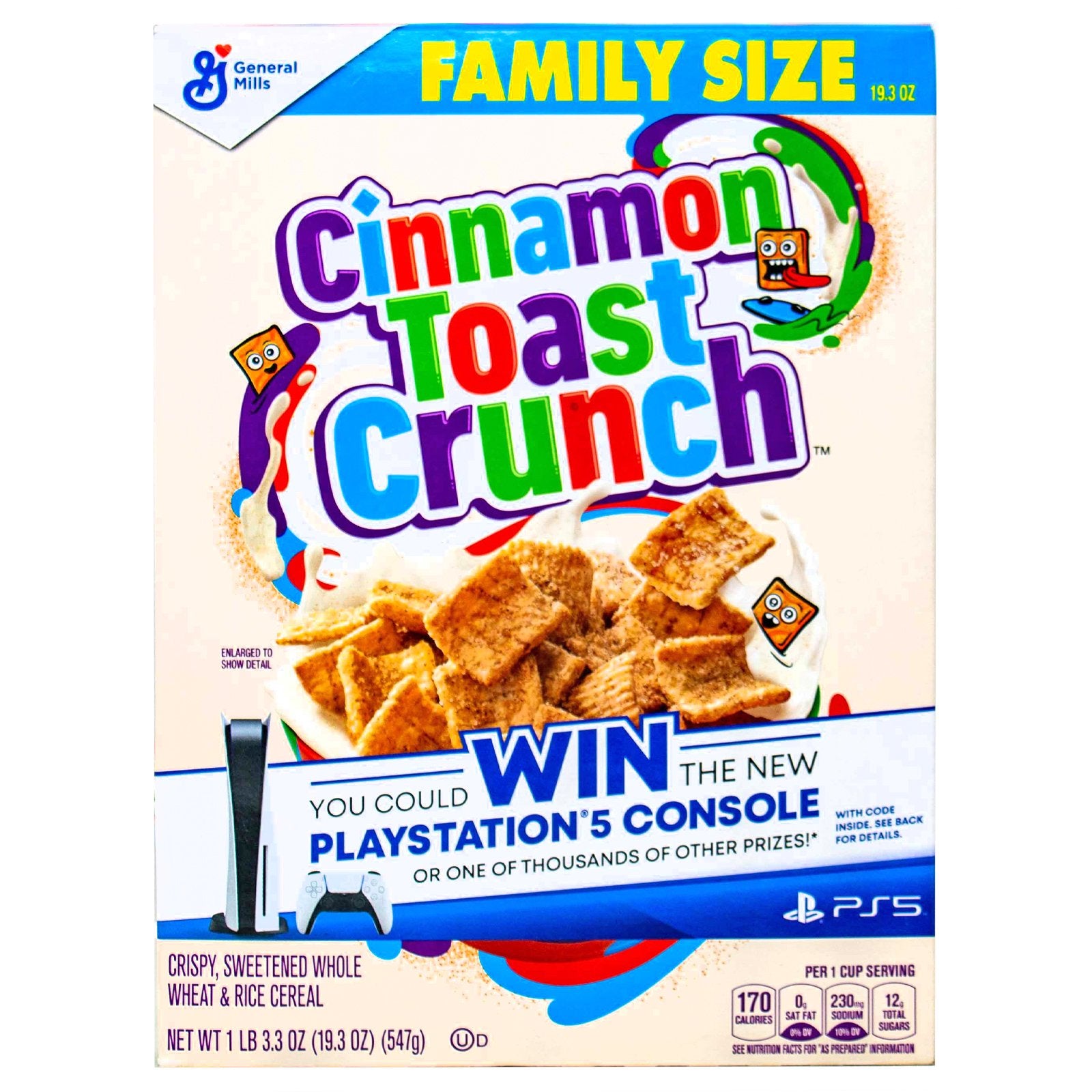General Mills Cereal Cinnamon Toast Crunch 19.3 oz – California