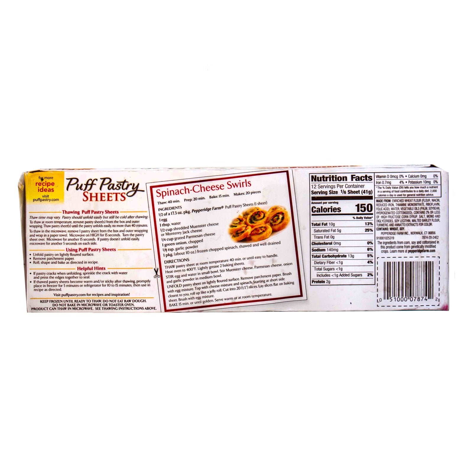 Order Pepperidge Farm Puff Pastry Sheets