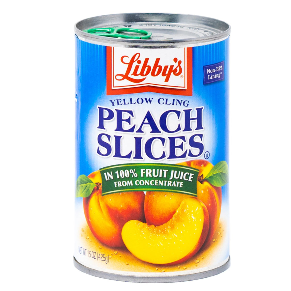 Libbys Peach Slices Yellow Cling 15 oz
