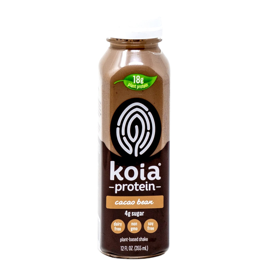 Koia Shake Cacao Bean 18 g protein Plant Based 12 oz
