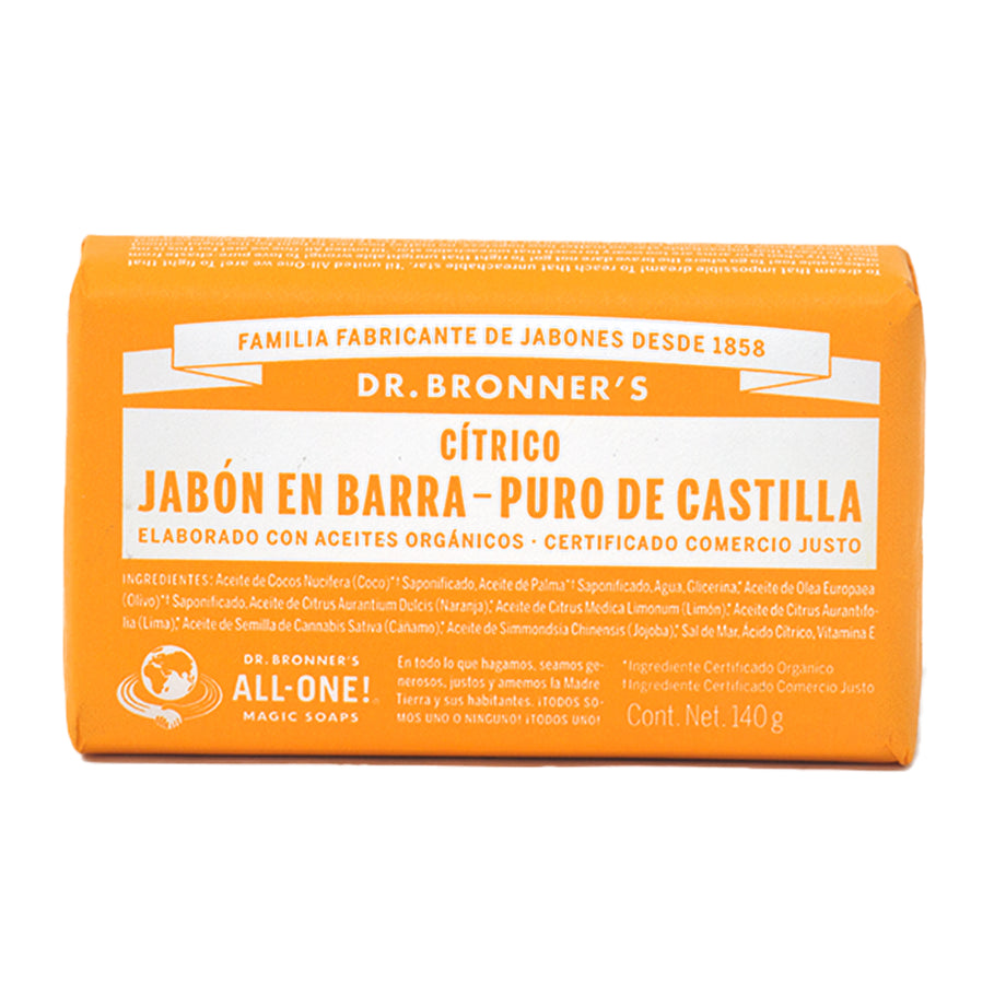 Dr. Bronner's Pure Castile Bar Soap (Almond) 140g 